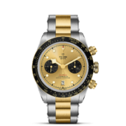 The M79363N-0007 chronograph in gold and silver.
