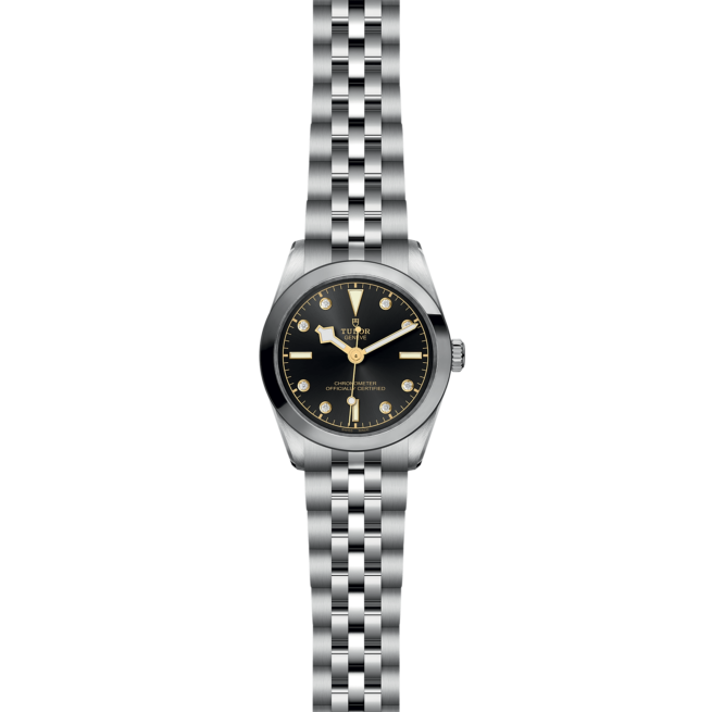 A M79600-0004 watch with a black dial.