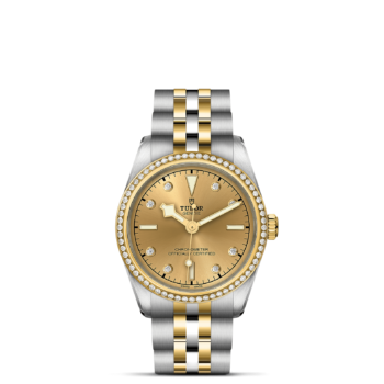 A M79613-0007 watch with yellow gold and diamonds.