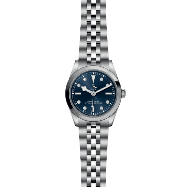 A Rolex M79640-0005 with a blue dial.