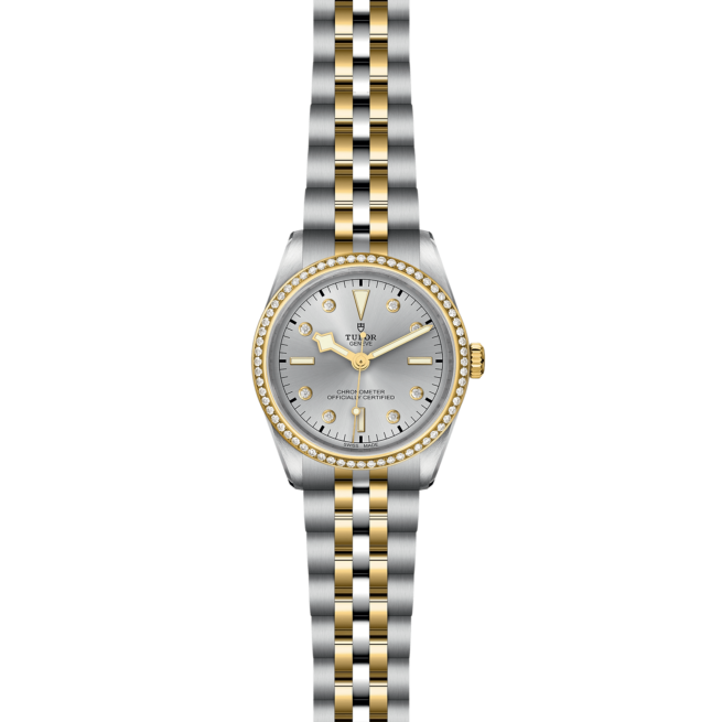 A Rolex ladies watch with two tone gold and diamonds. (Product Name: M79653-0006)