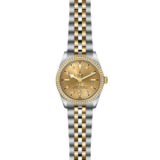 A Rolex ladies watch M79653-0007 with yellow gold and diamonds.