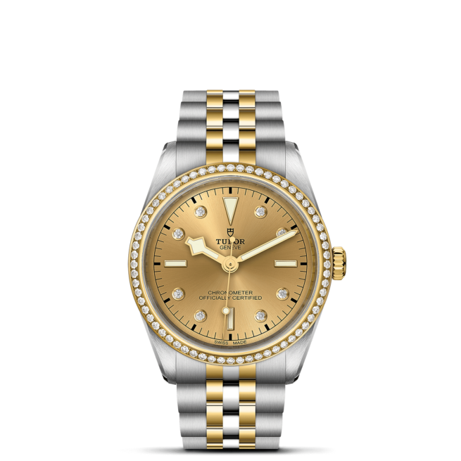 A M79653-0007 watch with yellow gold and diamonds.