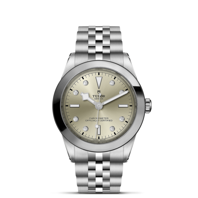 A M79660-0006 watch with a yellow dial.