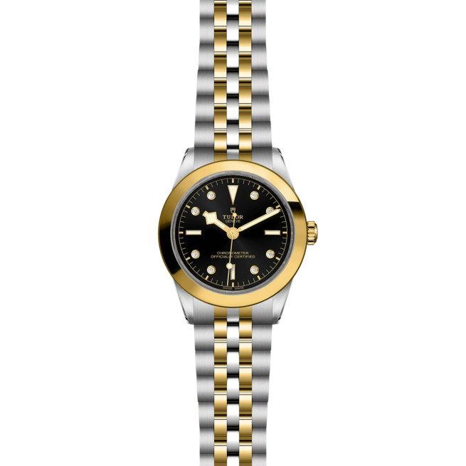 A M79663-0006 watch on a black background.
