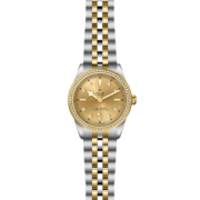 A ladies M79673-0007 watch with yellow gold and diamonds.
