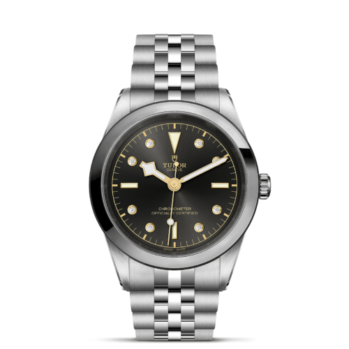 The M79680-0004 watch on a black background.