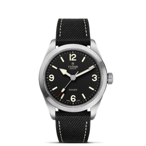 A M79950-0002 watch on a black background.