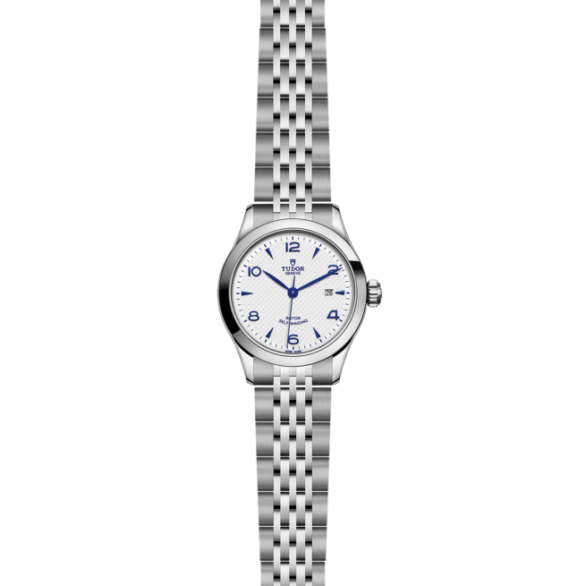 A women's M91350-0005 with a blue dial.