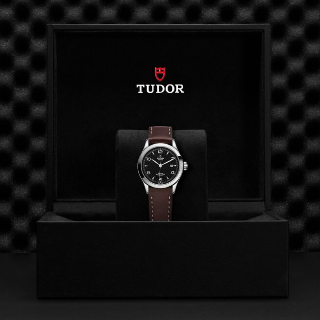 A M91350-0008 watch in a black box.