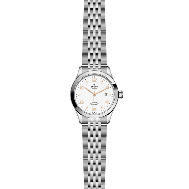 A women's watch with the M91350-0011 on a black background.