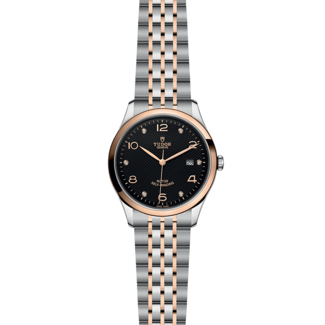 A M91651-0004 watch on a black background.