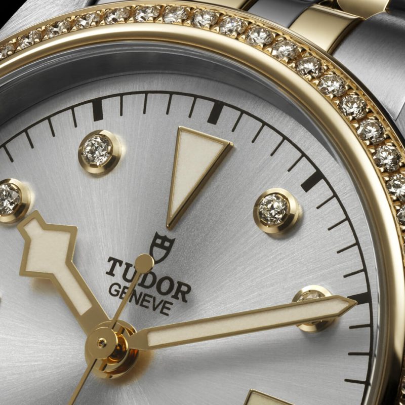 A close up of a watch.
